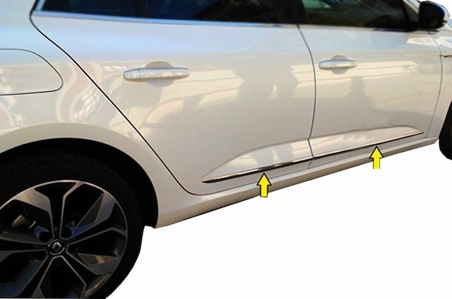 Renault Megane 4 Krom Yan Kapı Çıtası 2015 Sonrası