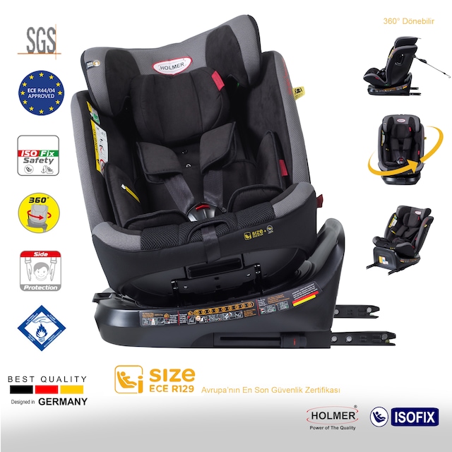 Holmer Capsula Multipro Aero 3D Profix İ-Size 360 Dönebilir Oto Koltuğu