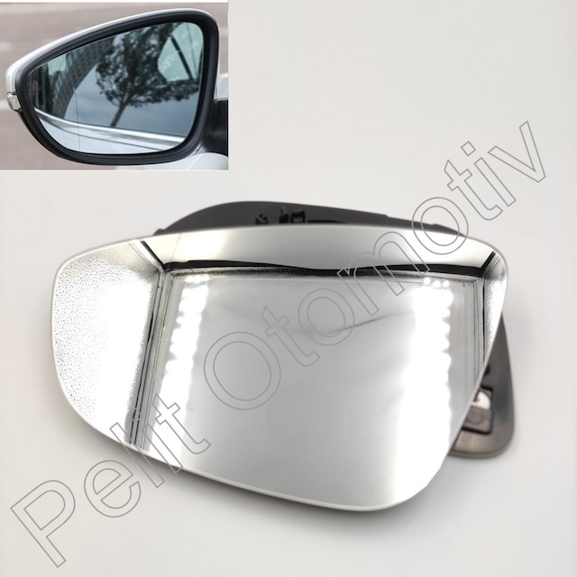 Passat B7 2011-2015 Ayna Camı Sol Yan 3c8857521