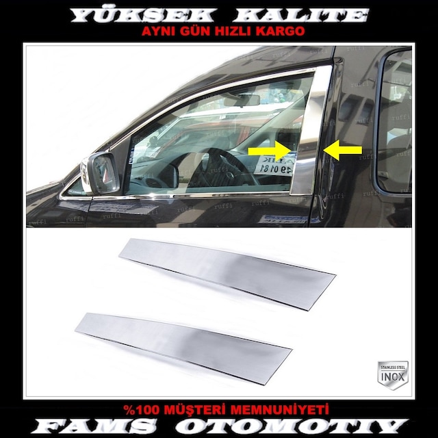 Vw Caddy Krom Kapı Direği 2 Pcs P.Çelik 2004-2015