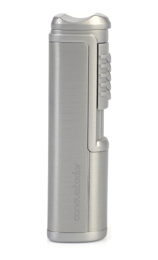 Conquistador Tek Torch Pürmüz Gümüş Metal Puro Çakmağı Cnq-029