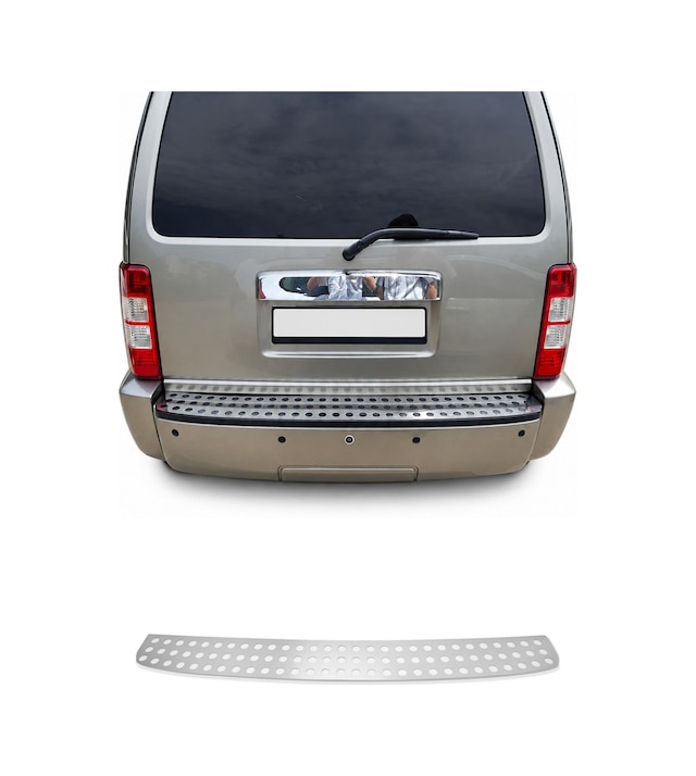 Dodge Nitro 2007-2012 Uyumlu Krom Arka Tampon Eşiği Paslanmaz Çelik