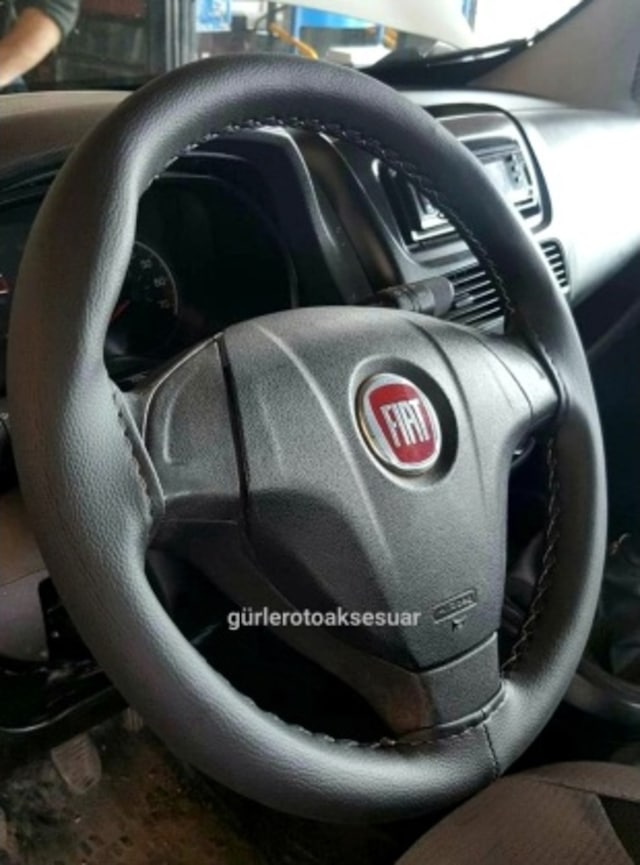 Fiat Linea Deri Dikme Direksiyon Kılıfı Soft Esnek (38×10.5Cm)