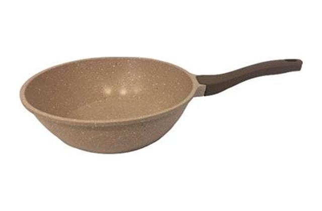 Thermoad Granit Wok Tava - Vizon - 28 Cm Vizon