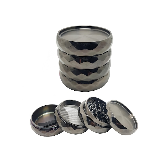 Siyah 56 MM Grinder Herbal Öğütücüsü Parçalayıcı Rb81sy