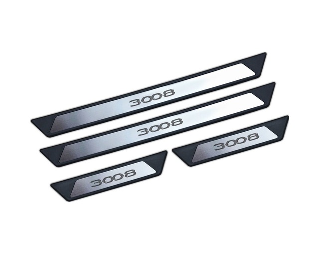 Peugeot 3008 Krom Kapı Eşik Koruması Kgagesık00063
