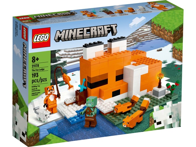 LEGO Minecraft 21178 Tilki Kulübesi 193 Parça