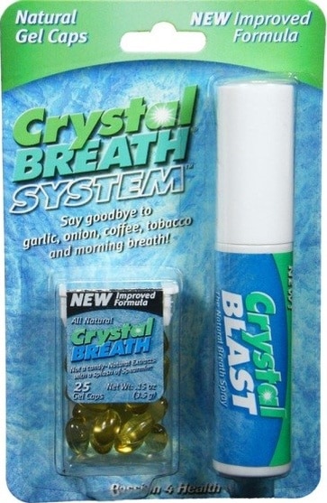 Crystal Breath Ağız Spreyi + Taze Nefes Kapsülleri 25'li