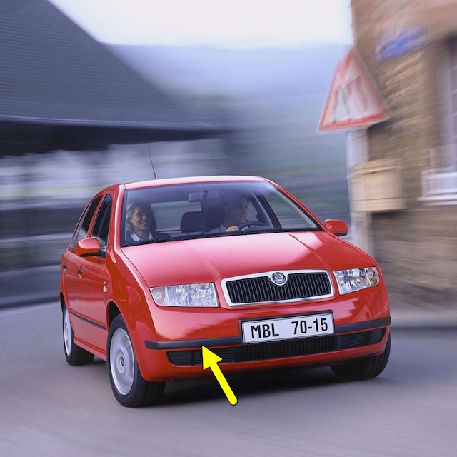 Skoda Fabia MK1 2000-04 Ön Tampon Sağ Köşe Bandı Çıtası 6Y0807718