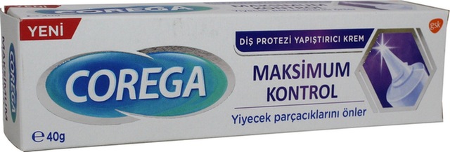 Maksimum Güç Kontrol + Tutuş Diş Protezi Yapıştırıcı Krem 40 Gr