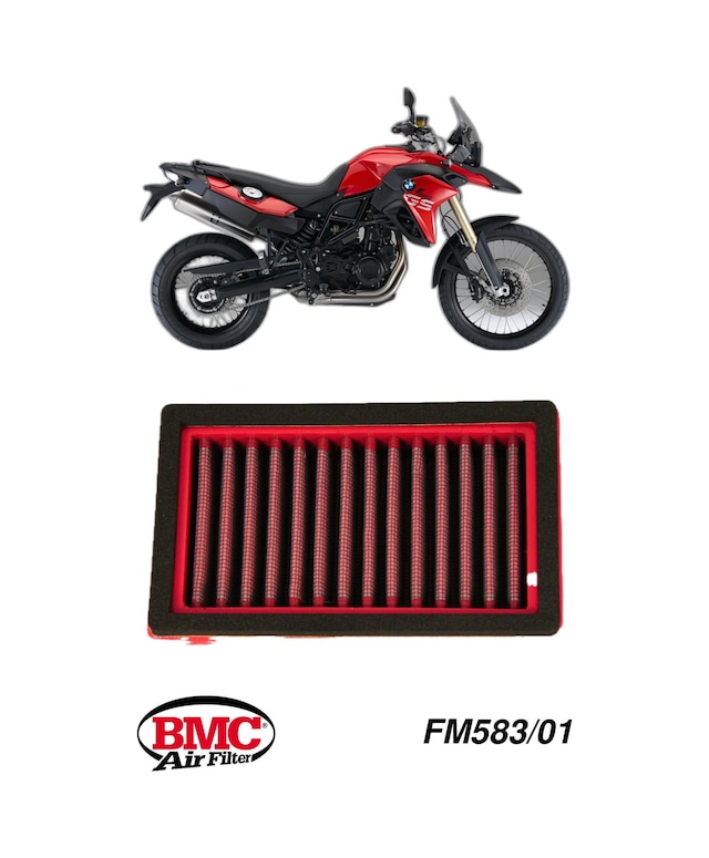 Bmc Fm583/01 Bmw F 650 Gs / 700 Gs 2008-2017, F 800 Gs / Adventure / R / Gt 2008-2019 Kutu İçi Performans Hava Filtresi