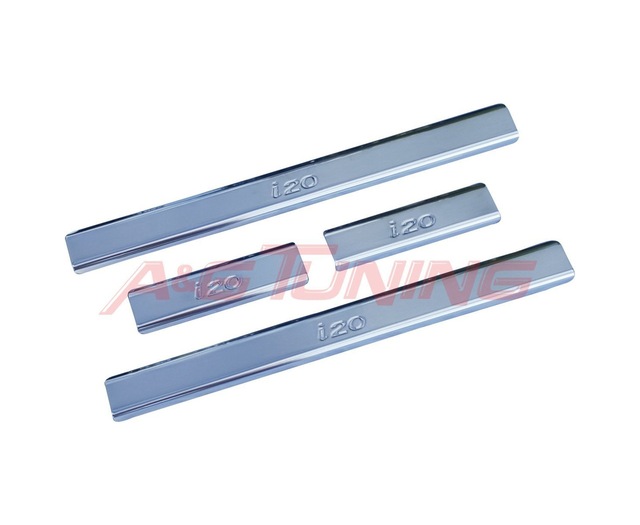 Hyundai İ20 Krom Kapı Eşiği Takımı 2008-2012 Paslanmaz Çelik N11.6076