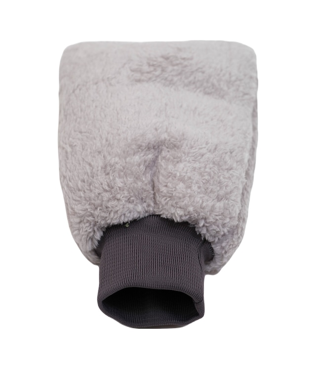 Welsoft Astarlı Araç Temizleme Mikrofiber Araba Cila Eldiveni Gri