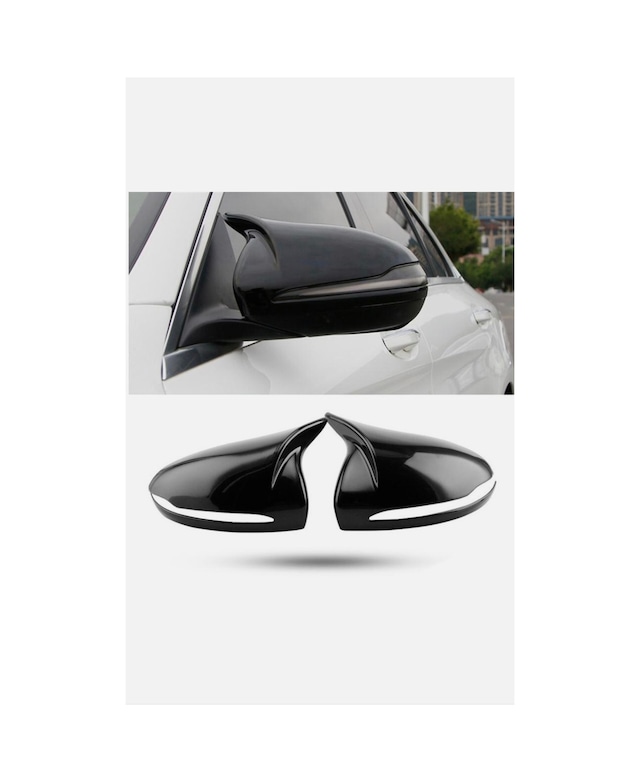 Mercedes C Serisi W205 Uyumlu Yarasa Ayna Kapağı Pianoblack İthal Abs Plastik A+ Kalite