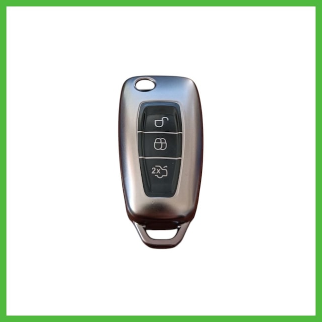 Vaveni Ford Focus/cmax/fiesta/mondeo/transit Anahtar Uyumlu Silikon Oto Anahtar Kumanda Kabı Kılıf Füme Arz
