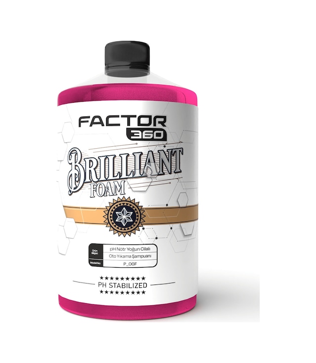 Brilliant Foam Ph Nötr Kostiksiz Oto Yıkama Köpüğü Oto Şampuan 1 L