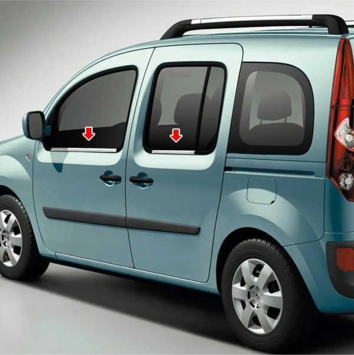 Ueskrom Renault Kangoo Krom Cam Çıtası 4 Parça P.çelik 2008 Ve Üzeri