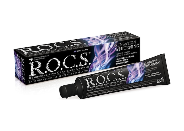 Rocs Sensation Whitening Ekstra Beyazlatıcı Diş Macunu - 74 G