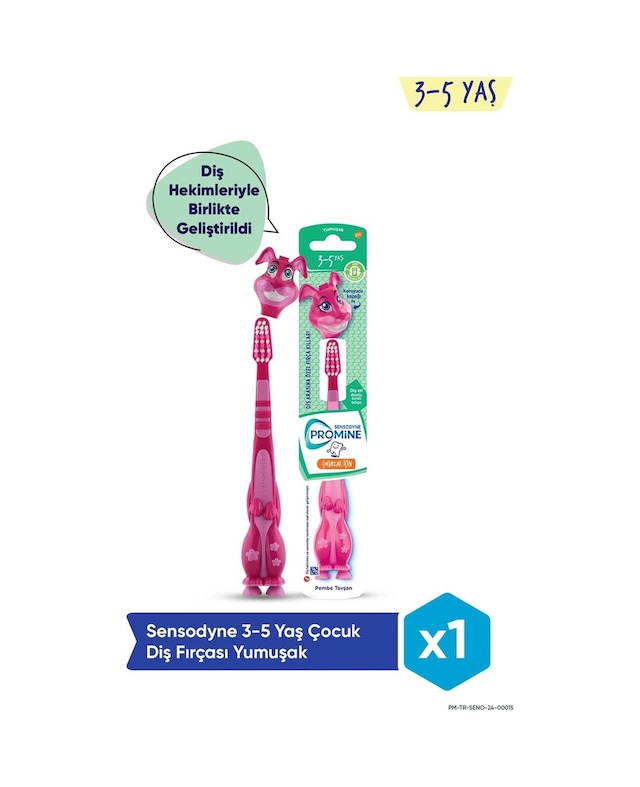 Sensodyne Promine 3-5 Yaş Çocuk Tavşan Karakterli Yumuşak Diş Fırçası