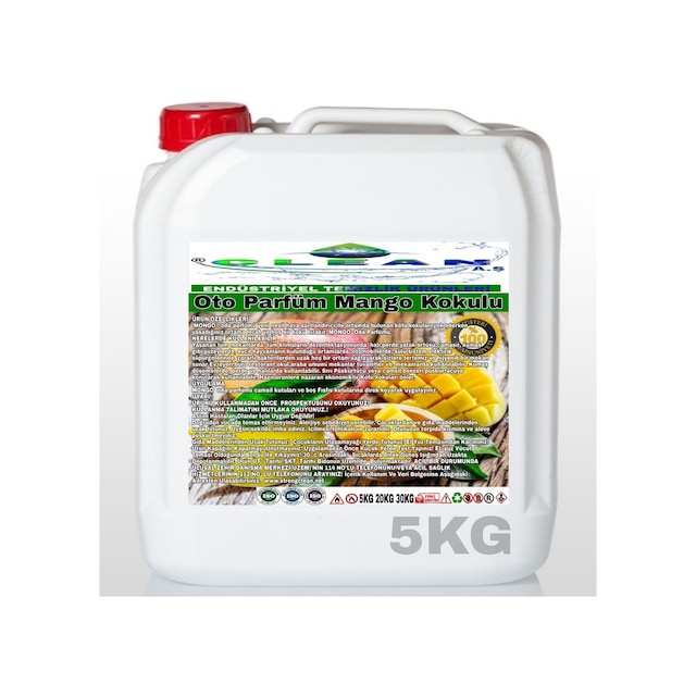 CLEAN OTO PARFÜM MANGO KOKULU 5KG