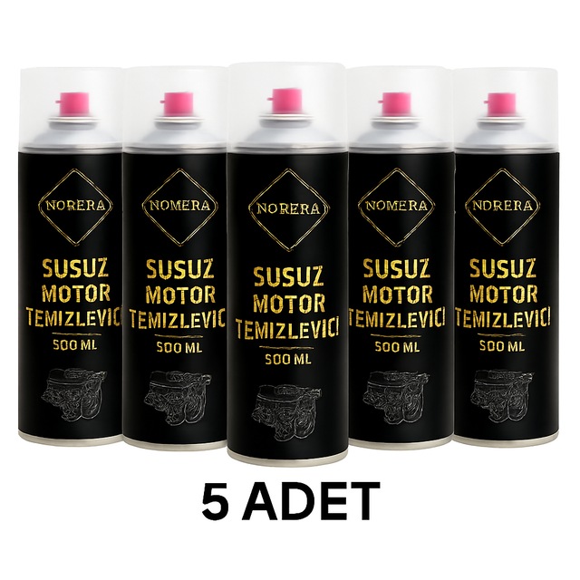 Nobera Susuz Araç Motor Temizleyici 500 Ml 5 Adet Ekonomik Paket