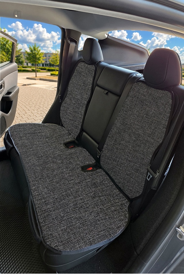 Bod Tesla Model Y Juniper Keten Koltuk Koruyucu Kılıf Cepli Siyah 2025-sonrası