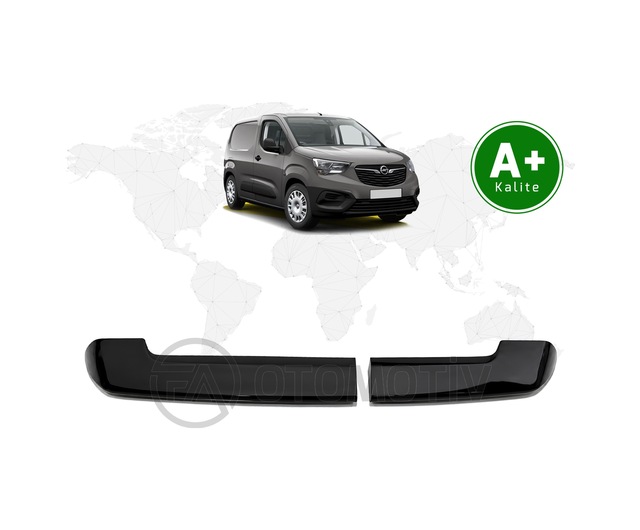 Opel Combo Panelvan Bagaj Üstü Spoiler Parlak Siyah Çift Bagaj Kapaklı 2019 Model Ve Sonrası