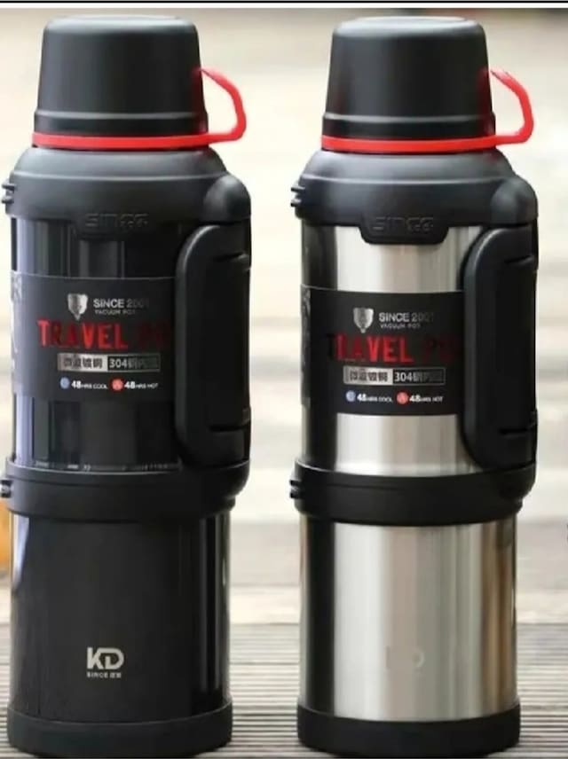 Car Pto 4 Litre 48 Saat Sıcak Soğuk Paslanmaz Çelik Dağcı Termos
