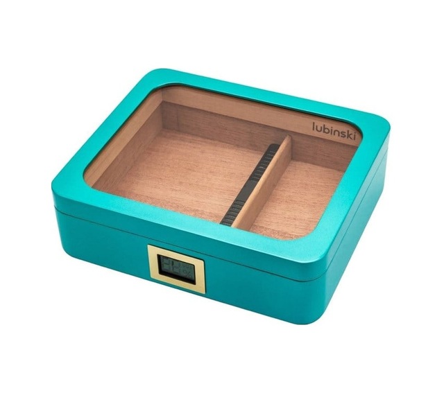Lubinski Yeni Seri Basic Puro Kutusu Humidor 30's Mavi Lb-021