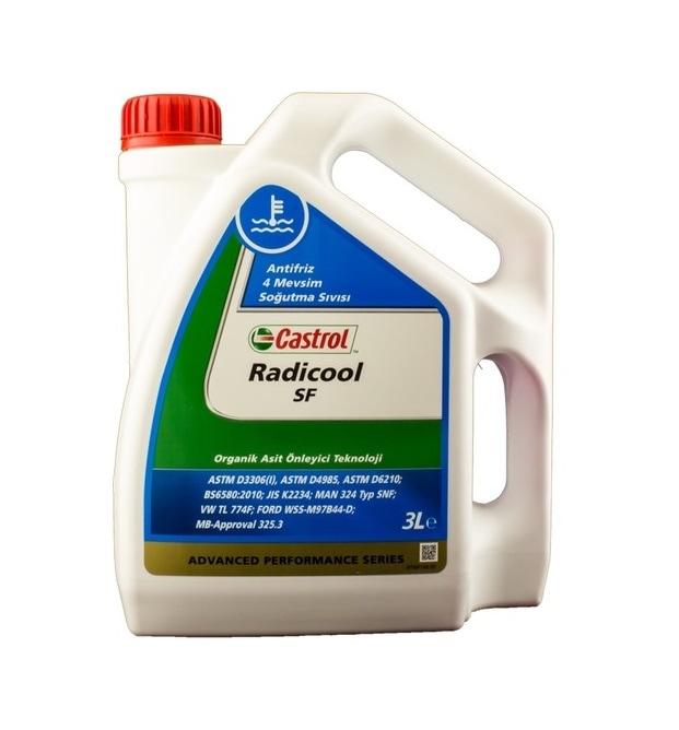 Castrol Radicool Sf Kırmızı Antifriz 3 L