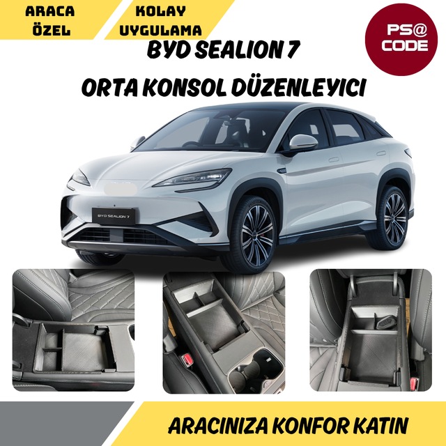 Byd Sealıon 7 Orta Konsol Düzenleyici-organizer