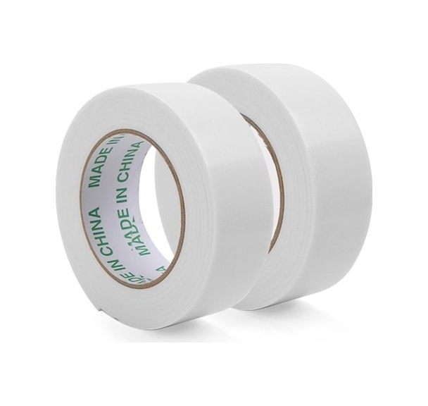 Çift Taraflı Yapışkan Beyaz Köpük Bant 18 Mm x 2 Mt Band (1adet)