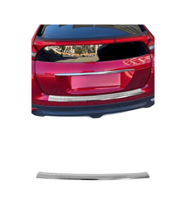 Mitsubishi Eclipse Cross 2017-2020 Uyumlu Krom Arka Tampon Eşiği Paslanmaz Çelik