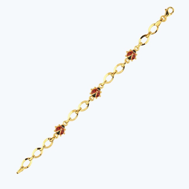 Altınbaş 22 Ayar Altın Çocuk Uğur Böceği Bileklik Bjrbl0005-25925 Renkli