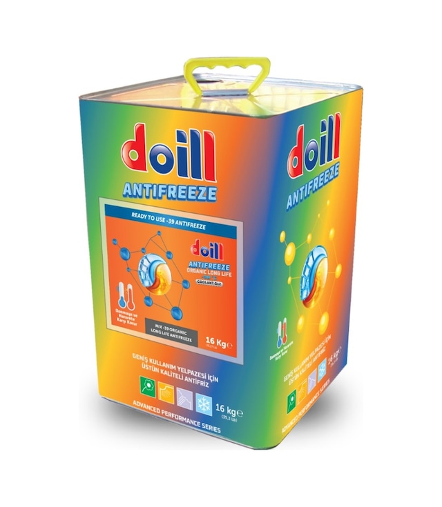 Doill -39 / -40 Derece Hazır Karışım 15 Kilogram Kırmızı Organik Antifriz - G12