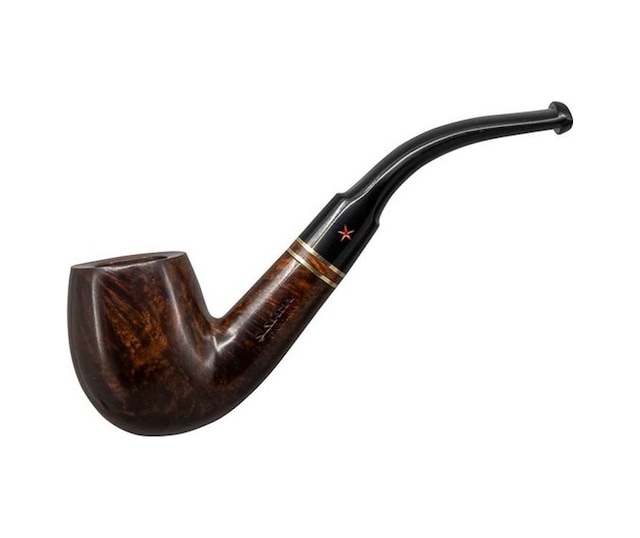 Şahin Kırmızı Yıldız 113 6mm. Filtreli Ebonit Saplı Pipo 237100