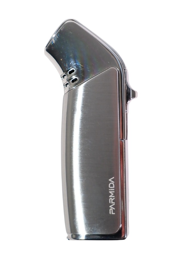 Parmida 3 Torch Pürmüz Gümüş Metal Puro Çakmağı - Tr9203