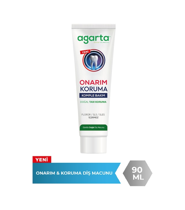Agarta Doğal Onarım Koruma Komple Bakım Diş Macunu 90 ML