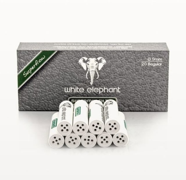 Ehediye White Elephant 20 Li 9 Mm.Lületaşı Pipo Filtre Filitresi Kb65-20