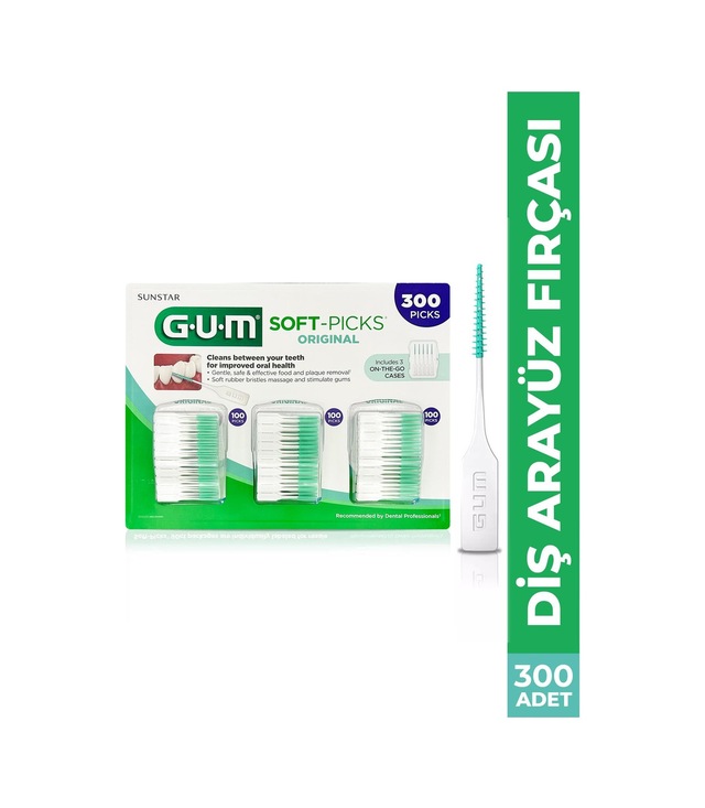 Gum Soft Picks Ara Yüz Fırçası 300 Adet