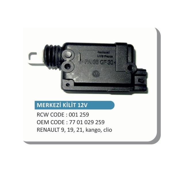 Skauto Rockswell Renault R9 / R11 / R19 Clıo / Kangoo Merkezi Kilit Motoru