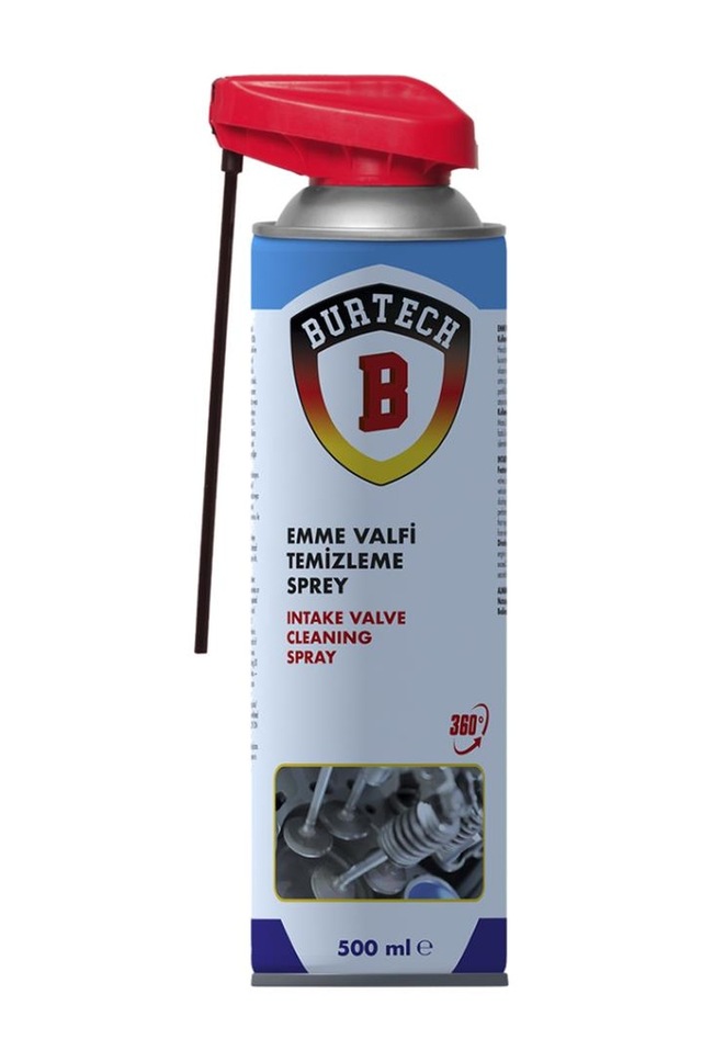 Burtech Emme Valfi Temizleme Sprey 500 Ml Atık Salınımı .