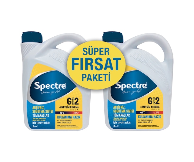 Spectre Hazır Antifriz G12 Mavi -40 Derece 2 Adet N11.389