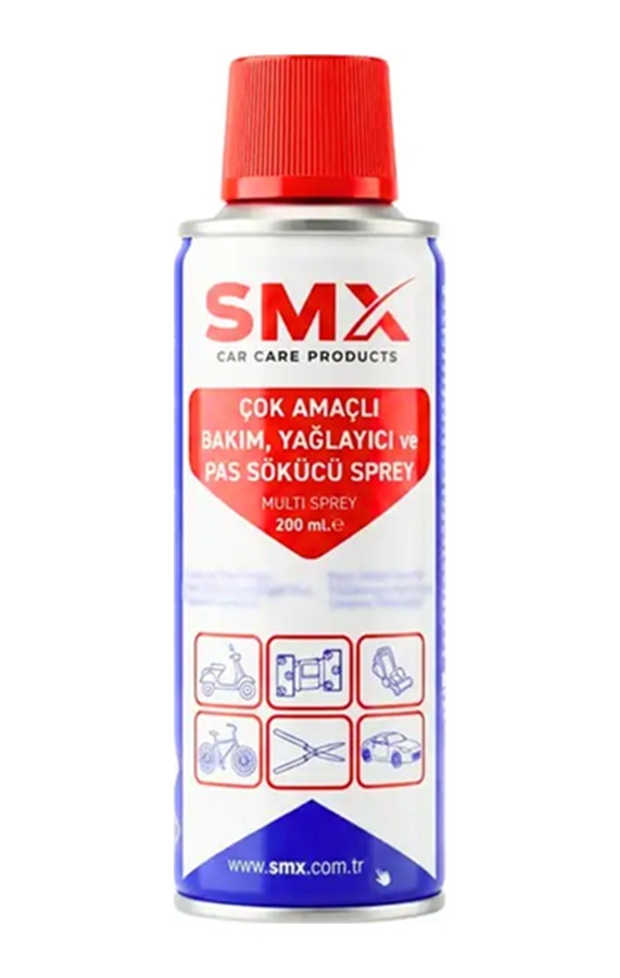 Smx Çok Amaçlı Bakım, Yağlayıcı Ve Pas Sökücü Sprey 200 Ml