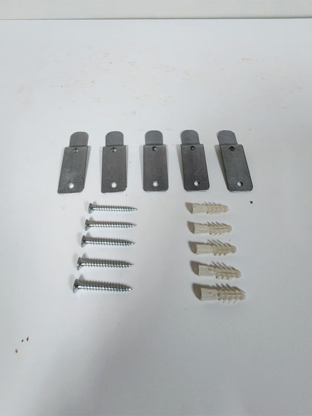 Yangın Tüpü Askı Aparatı Metal 5'li Set Vida Dübel Dahil