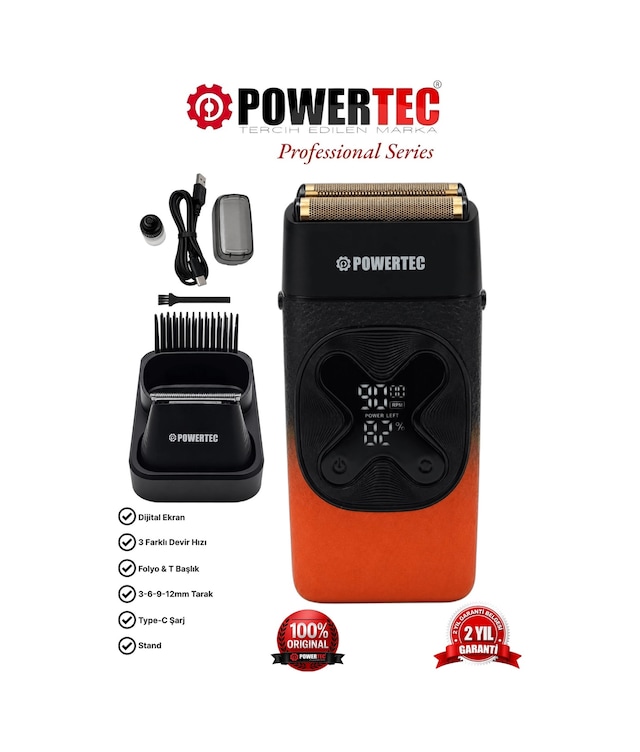 Powertec Tr-700 2in1 Günlük Sakal Tıraş Makinesi