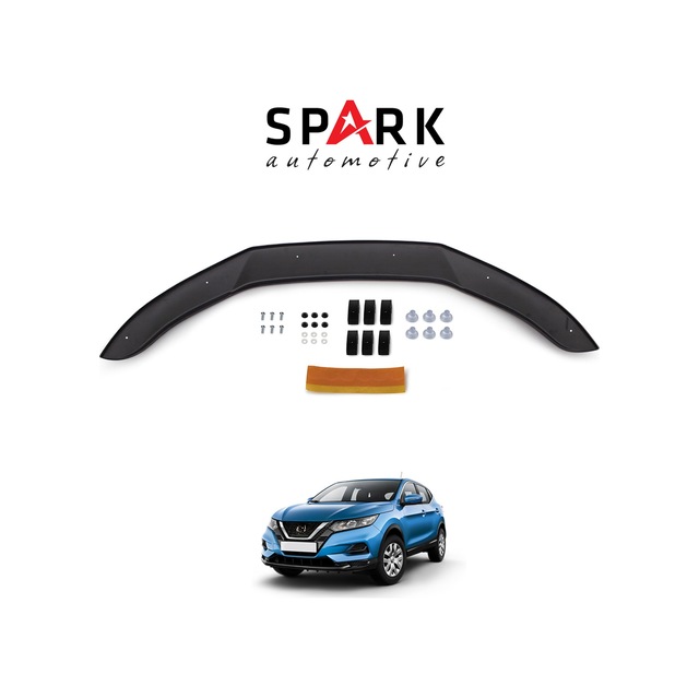 Nissan Qashqai 2017-2021 Yıl Aralığı Uyumlu Kaput Rüzgarlığı 4mm