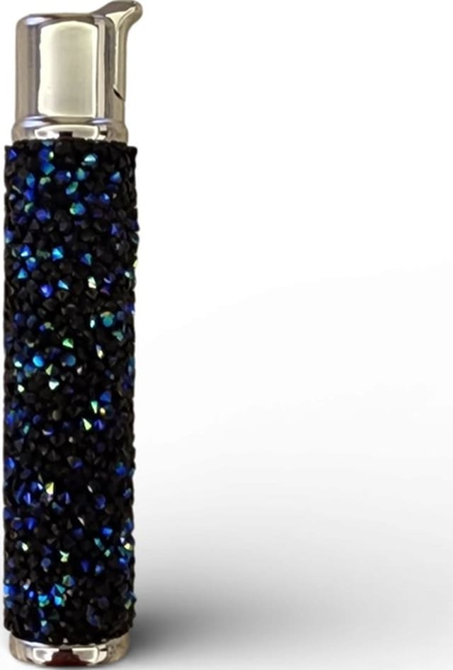 Swarovski Taşlı Çakmak Lacivert Lacivert