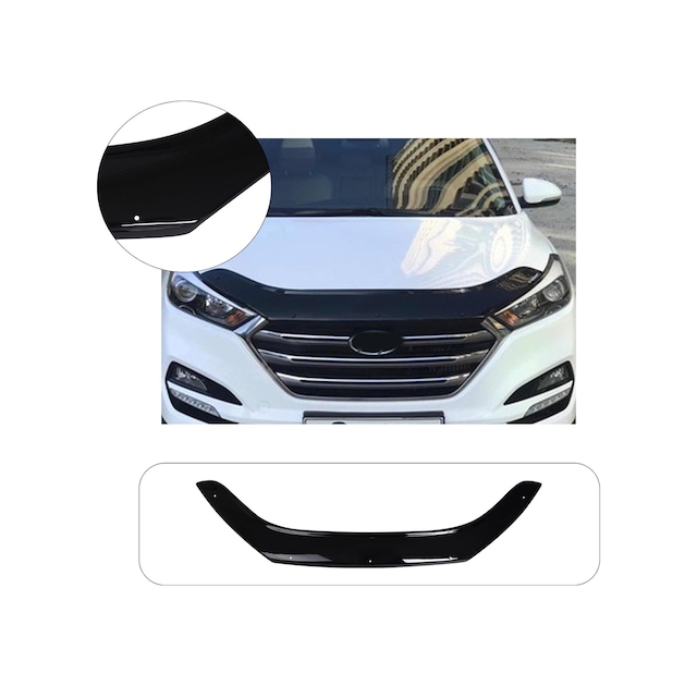 Hyundai Tucson Uyumlu 2015-2020 Abs Kaput Rüzgarlığı