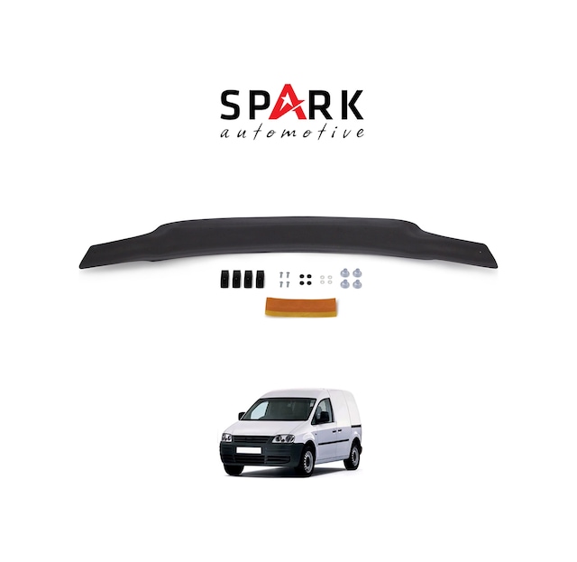 Volkswagen Caddy 2004-2010 Yıl Aralığı Uyumlu Kaput Rüzgarlığı 3mm Siyah